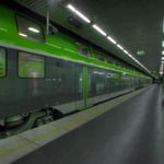 City Airport Train im Bahnhof Flughafen Wien Schwechat