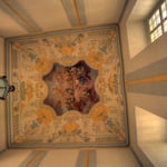 Bartolomeo Altomonte hat das Fresko im Mittelfeld der Decke geschaffen