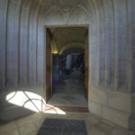 Das gotische Stabportal stammt aus dem 14. Jahrhundert