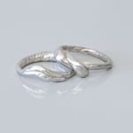 Handmodellierte gegossene Ringe