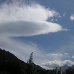 hier ein kleiner Eindruck zur Wetterlage ... Starkföhn