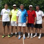 Unser "letztes Aufgebot" am 4.6.11: Stefan, Fritz, Hans, Josef, Harry