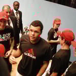 Ein glücklicher Jo Wilfried Tsonga