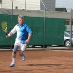 ...und schnell ist er heute!! Sieg in 3 Sätzen!