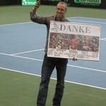 Stefan Koubek wurde für seine Daviscupverdienste offiziell verabschiedet!