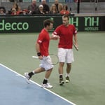 Unser Doppel Alex Peya/Oliver Marach verliert leider in 5 hartumkämpften Sätzen