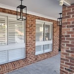 Professional spray painting of aluminium window frames for residential property in Penrith by Alpha Coatings