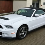 Mustang GT 500 / Weiss met
