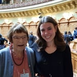 U.Nakamura (82 Jahre) und Sinah Eisenring (17 Jahre) 