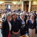 4 Nationalratspräsidentinnen / 4 Présidentes Conseil fédéral: ; Maya Graf, Marina Carrobio, Isabelle Moret, Irène Kälin