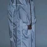 黒色反射パイピングと背中反射帯付き