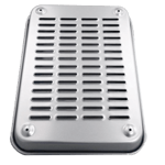 穴明バットの裏