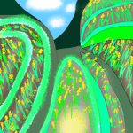 2028「綺麗な稲の水田」作者：来世