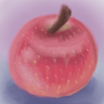 1665「りんごがおいしい」作者：角＋