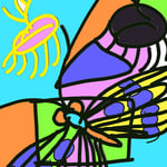 1990「アゲハぴえろ　(くろいろ)」作者：命(みこと)