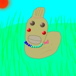 2004「ひよこっぽい謎の生き物」作者：来世