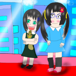 2005「ビルの中でツーショット？」作者：来世