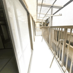 ベランダ（東向き）