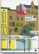 Schneiders Kundenjournal "STECKBLATT" mit Cover-Grafiken von Nik Neves, Musik-Bading.