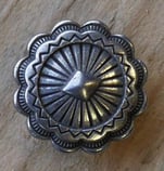 Concho pour cuir bouton 19 mm