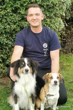 Marius mit Jax und Livy       