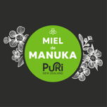 Miel de Manuka cercle vert avec fleurs Puri New Zealand