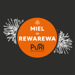 Miel de Rewarewa cercle orange avec fleurs Puri New Zealand
