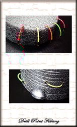 Drill Point Fishing Felchen-Hegenen / Gambe, mit Blei und Nachläufer Montage