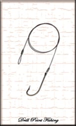 Drill Point Fishing Onineshop Unterkategorie Angelhaken, Einzelhaken / Singlehook mit Stahlvorfach zum Angeln auf Hechte