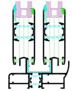 Contraventanas correderas aluminio rotura puente térmico