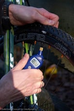 Nur mit richtigem Druck fahren