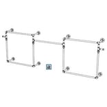 DIY Bauplan für offenen Kleiderschrank aus Rohren und Temperguss Fittings 