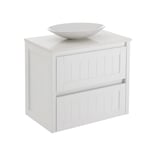 HAMPTON 750 + Crystal Pure stone top + KEETO basin