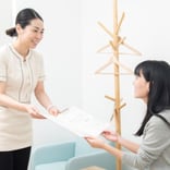 受付　大阪本町のドクターバンカイロプラクティックにて