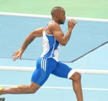 athlete/runner on the track