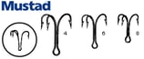 Mustad Open Treble Hook 7790X - Drillingshaken offen
