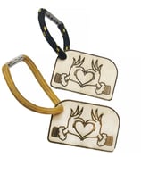 Holzanhänger Gri Heart