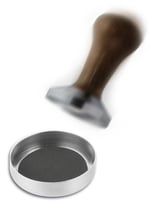 Support en inox pour tamper