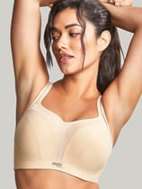 Panache Padded Sports Bra in Latte