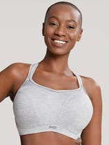 Panache Padded Sports Bra in Grey Marl