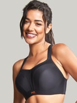 Panache Padded Sports Bra in Black