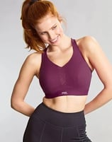 Ultra Perform non-padded Sports bra in Berry Chalk