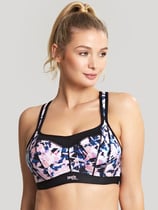 SALE Panache Padded Tie dye geo  Racer Back Wired