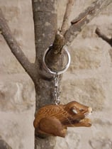 Porte  clé  " Ragondin "