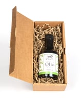 Geschenkbox Olivenöl "basilico solo"