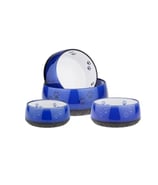 Pfötchennapf dunkelblau