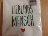 Serviette "Lieblingsmensch", 33x33