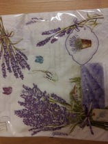 Serviette "Lavendel", 33x33