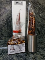 Chili rot zerstossen