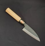 Kurouchi Petty 105mm acier Shirogami manche zelkova